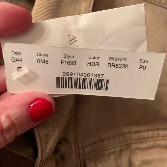 J Crew Petite Belted Chino Shirtdress - Picture 5 of 5